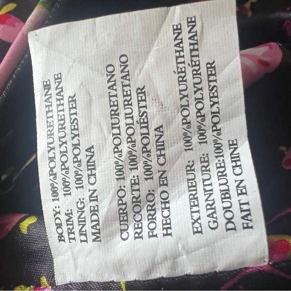 BETSEY JOHNSON novelty phone bag faux leather floral crossbody handbag - Picture 12 of 15